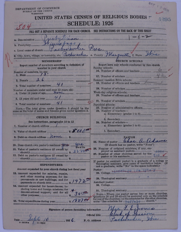 Scan of Presbyterian Church in the United States of America: 4295