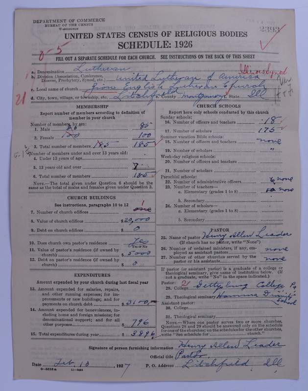 Scan of United Lutheran Church in America: 2393