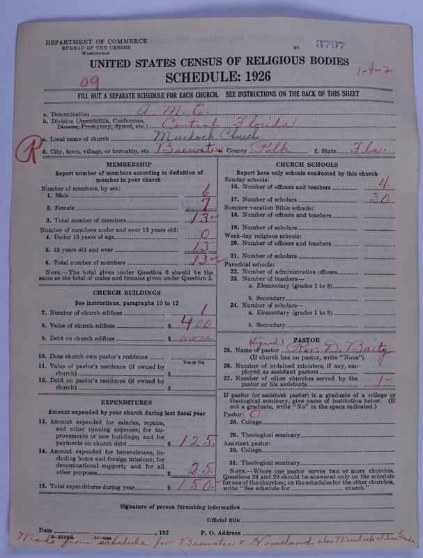 Scan of African Methodist Episcopal Church: 3797