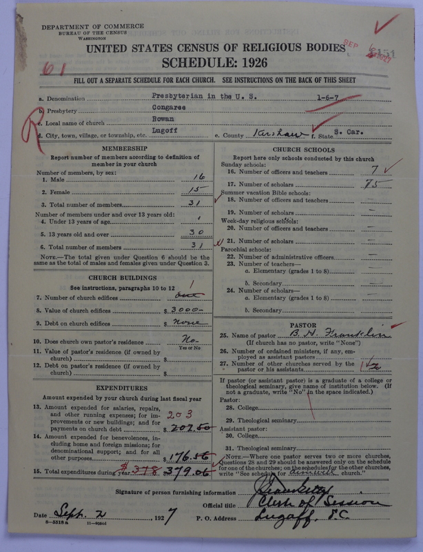 Scan of Presbyterian Church in the United States: 1451
