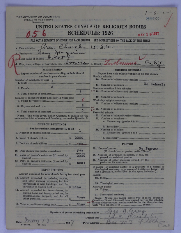 Scan of Presbyterian Church in the United States of America: 8903