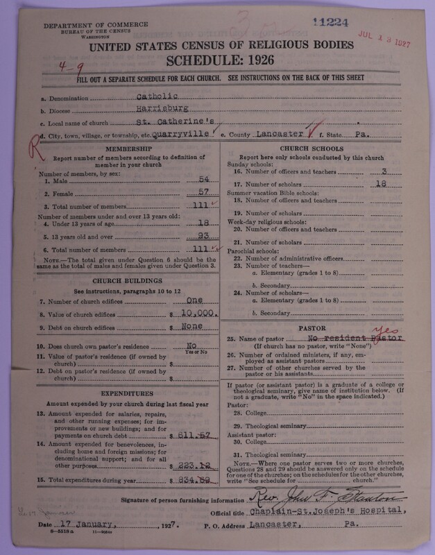 Scan of Roman Catholic Church: 11224