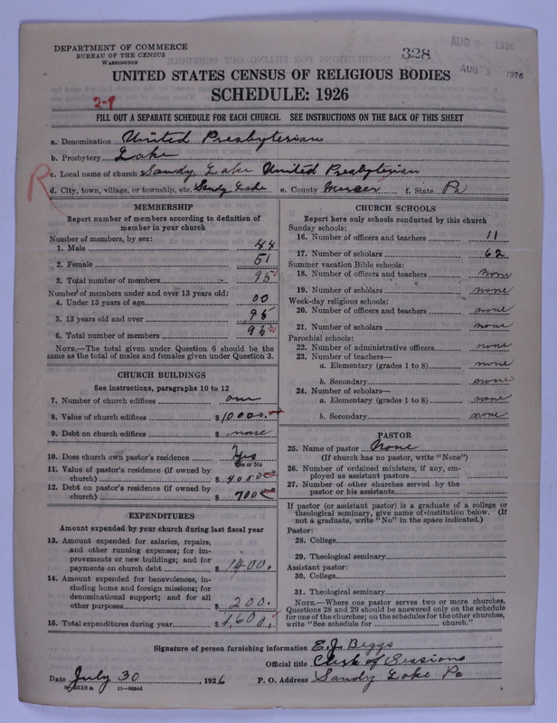 Scan of United Presbyterian Church of North America: 328