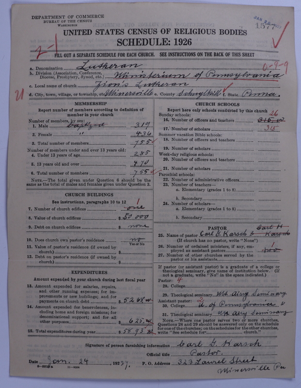 Scan of United Lutheran Church in America: 1577