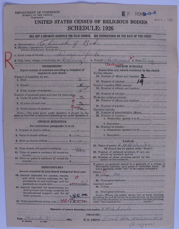 Scan of Church of God (Headquarters, Anderson, Ind.): 894