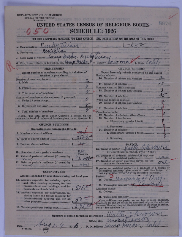Scan of Presbyterian Church in the United States of America: 8876