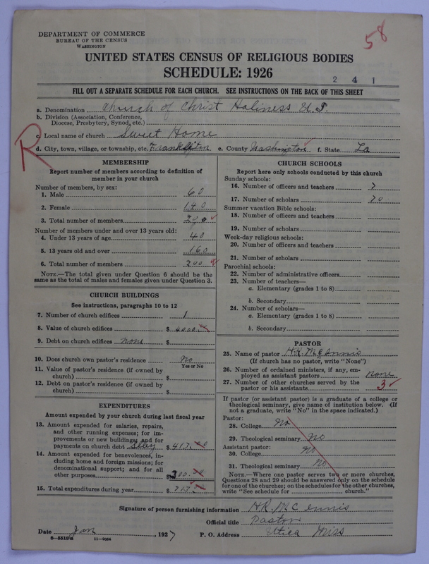 Scan of Church of Christ (Holiness) U.S.A.: 58