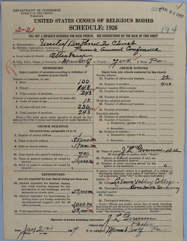 Scan of Church of the United Brethren in Christ: 571