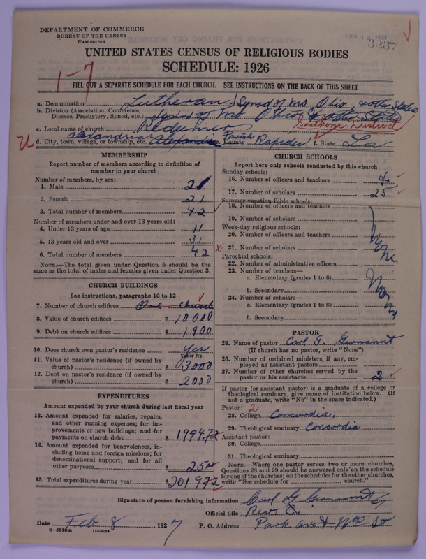 Scan of Evangelical Lutheran Synodical Conference of America: Evangelical Lutheran Synod of Missouri, Ohio, and Other States: 3237