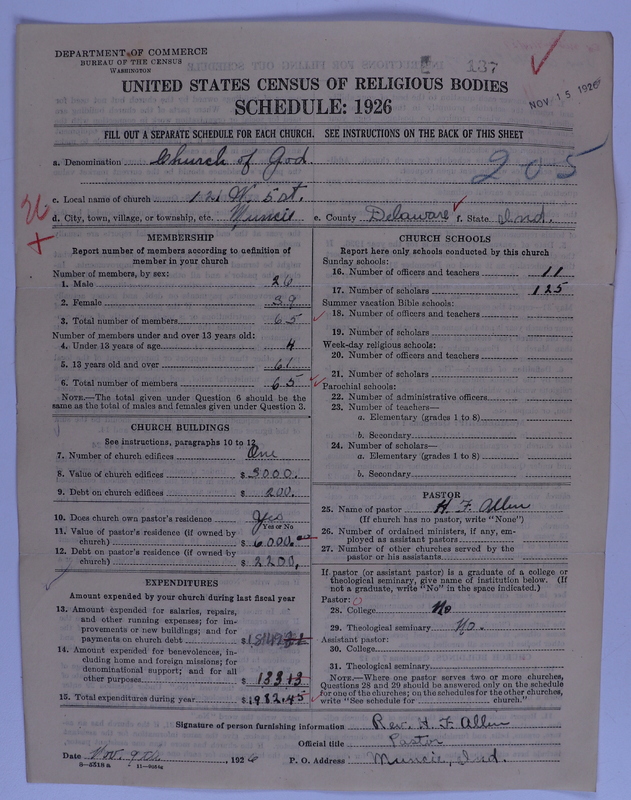 Scan of Church of God (Headquarters, Anderson, Ind.): 137