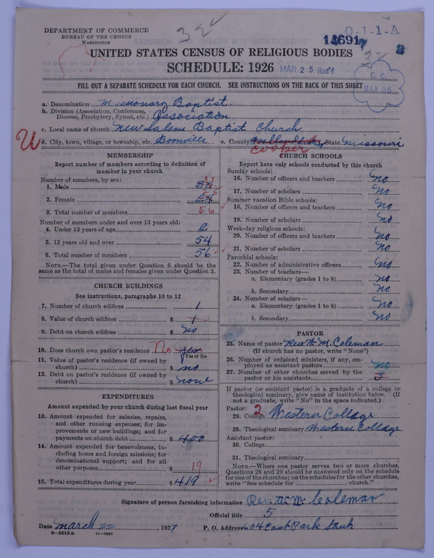 Scan of Negro Baptists: 14691