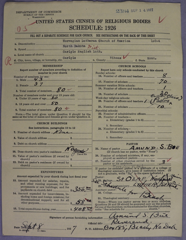 Scan of Norwegian Lutheran Church of America: 2384