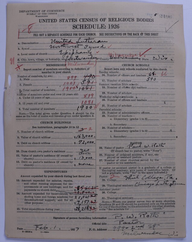 Scan of United Lutheran Church in America: 2496