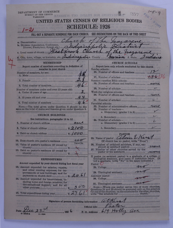Scan of Church of the Nazarene: 257
