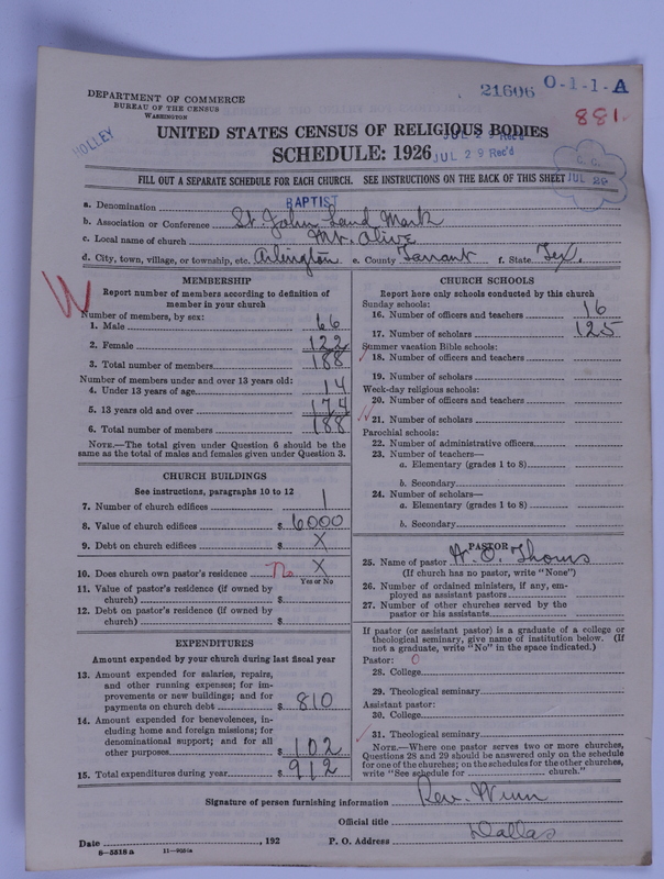 Scan of Negro Baptist: 21606