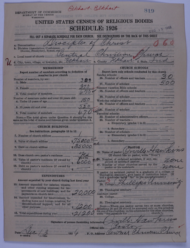 Scan of Disciples of Christ: 819