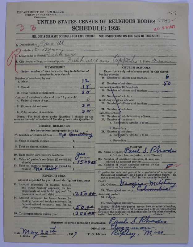 Scan of Presbyterian Church in the United States: 2789
