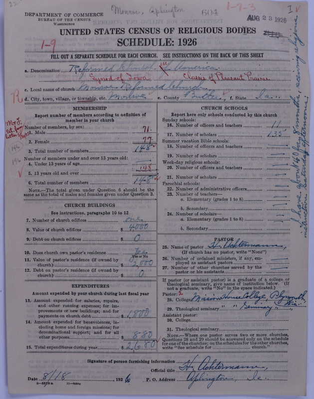 Scan of Reformed Church in America: 604