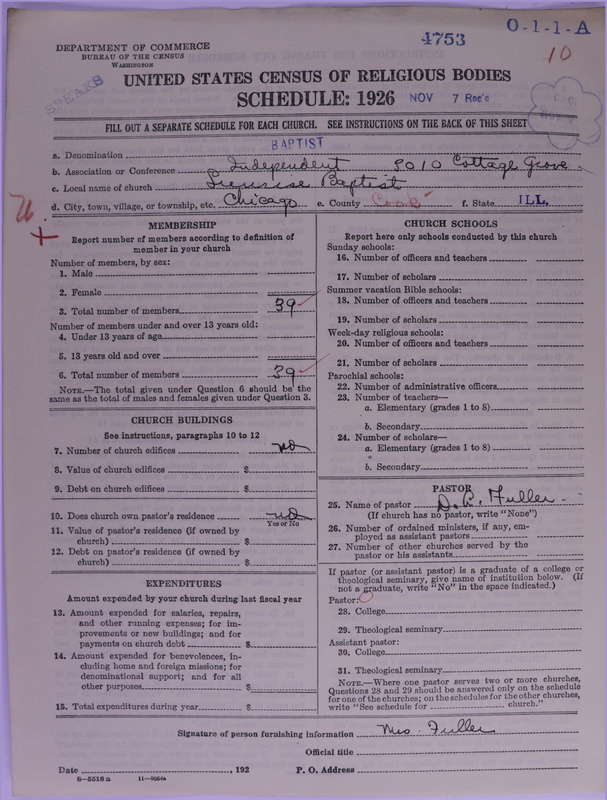 Scan of Negro Baptists: 4753