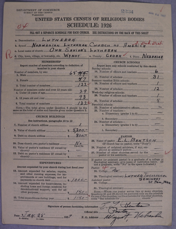 Scan of Norwegian Lutheran Church of America: 2224