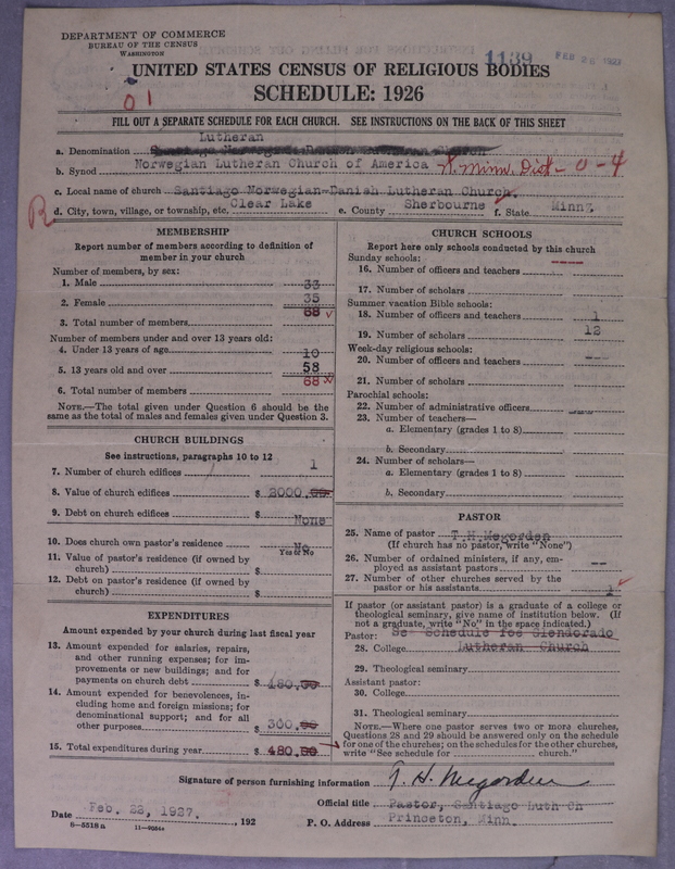 Scan of Norwegian Lutheran Church of America: 1139