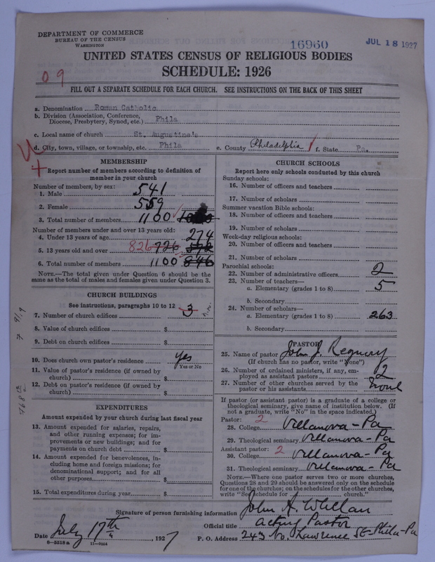 Scan of Roman Catholic Church: 16960