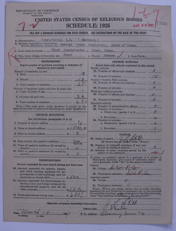 Scan of Presbyterian Church in the United States: 3350