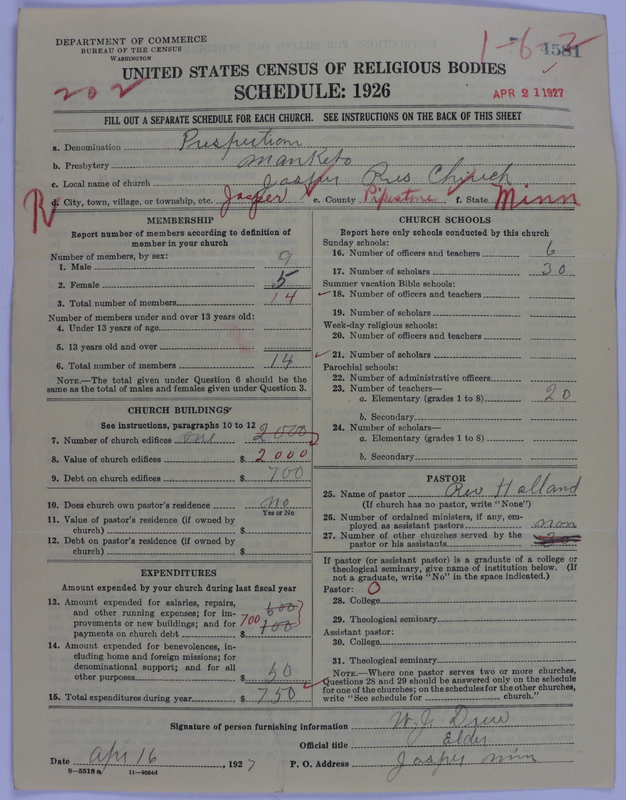 Scan of Presbyterian Church in the United States of America: 4581