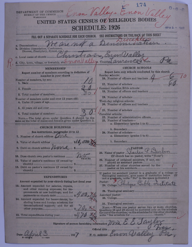 Scan of Disciples of Christ: 174