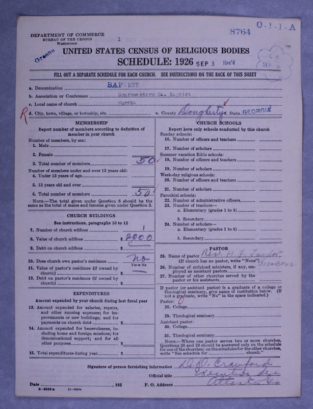 Scan of Negro Baptists: 8764