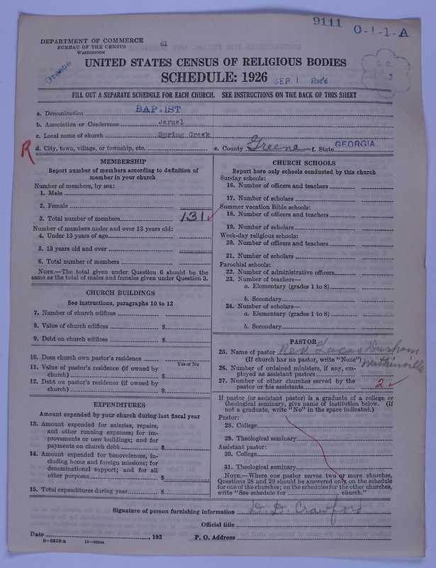 Scan of Negro Baptists: 9111