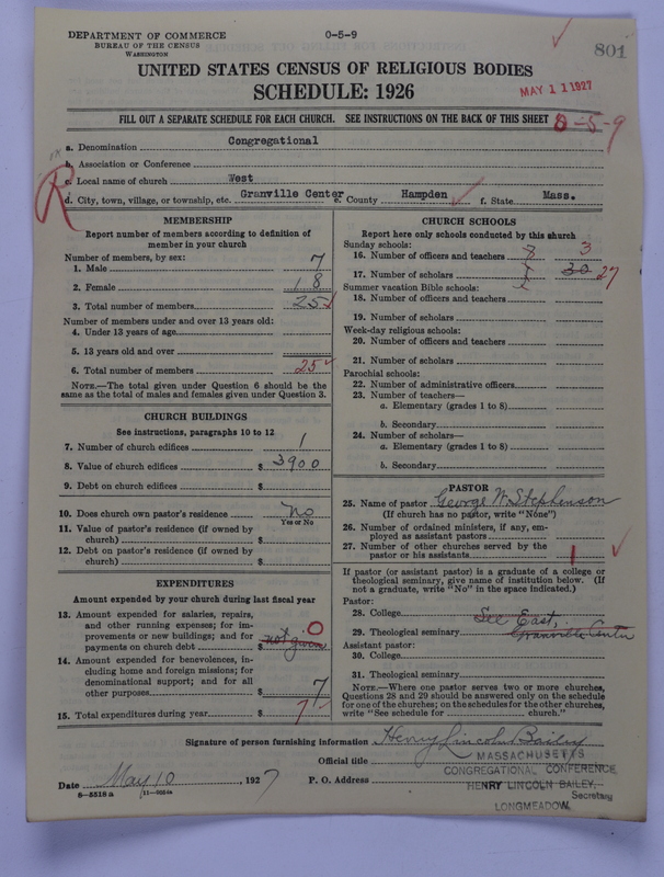Scan of Congregational Churches: 801