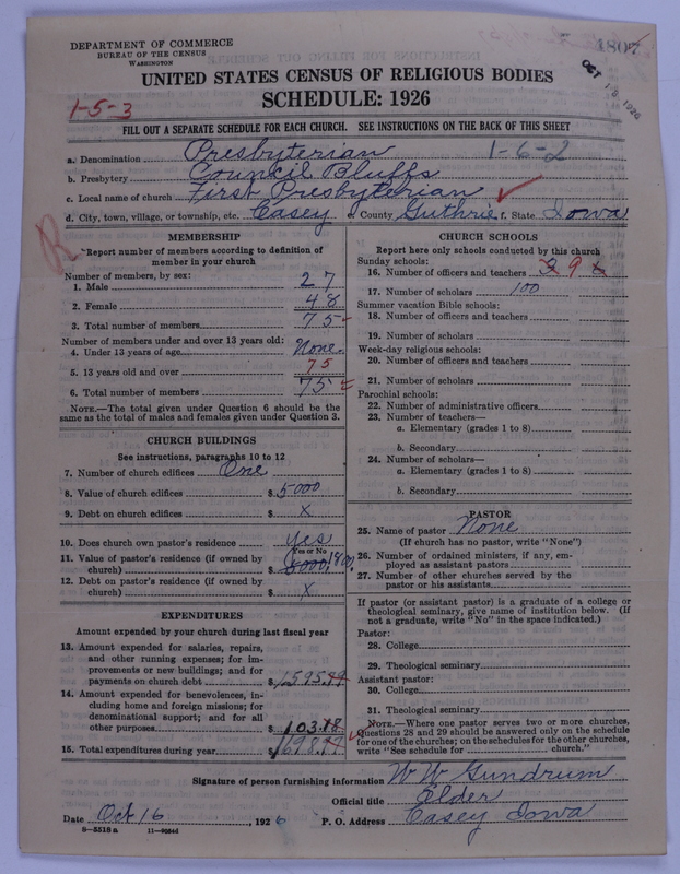 Scan of Presbyterian Church in the United States of America: 4807