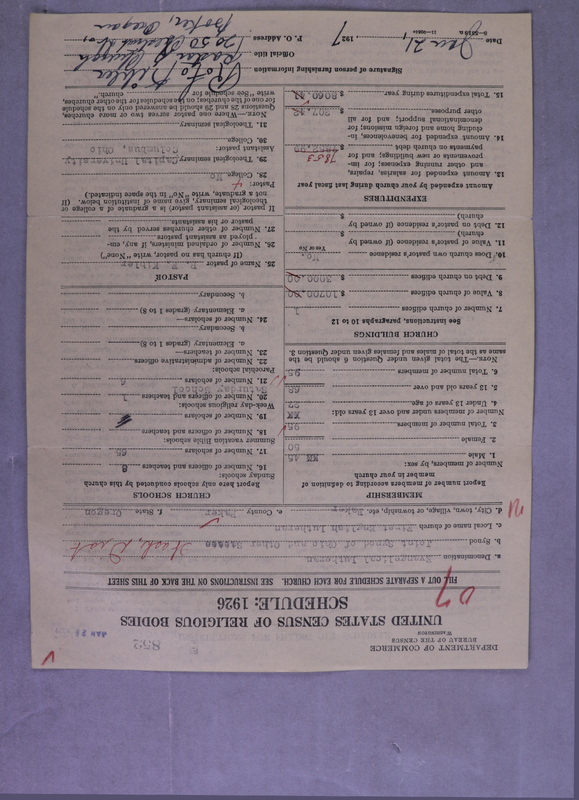 Scan of Synod of the Reformed Presbyterian Church of North America: 852
