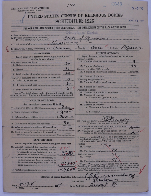 Scan of Disciples of Christ: 2565