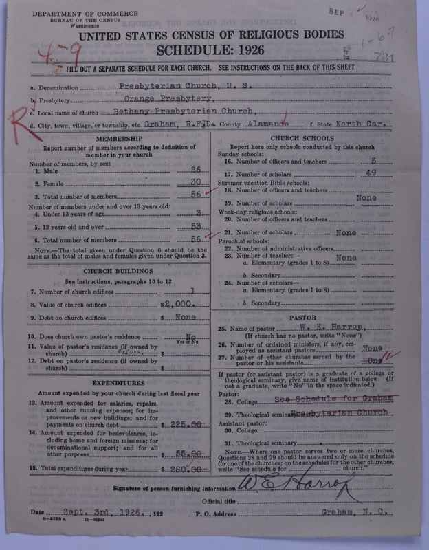 Scan of Presbyterian Church in the United States: 731