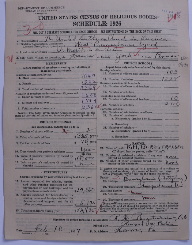 Scan of United Lutheran Church in America: 1812
