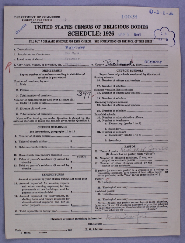 Scan of Negro Baptists: 10028