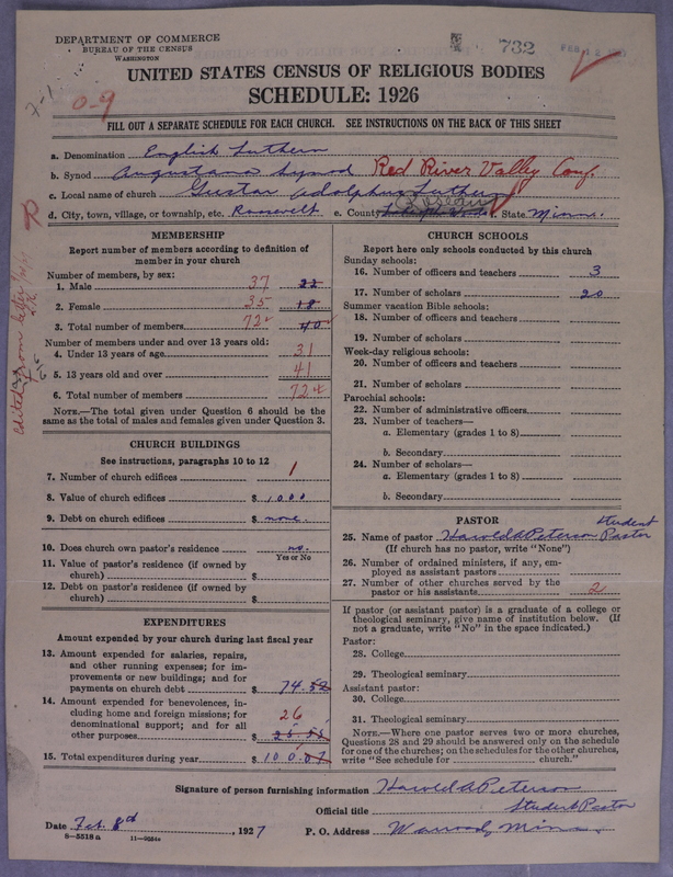 Scan of Evangelical Lutheran Augustana Synod of North America: 732