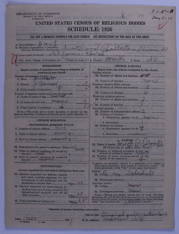 Scan of Reformed Methodist Union Episcopal Church: 19