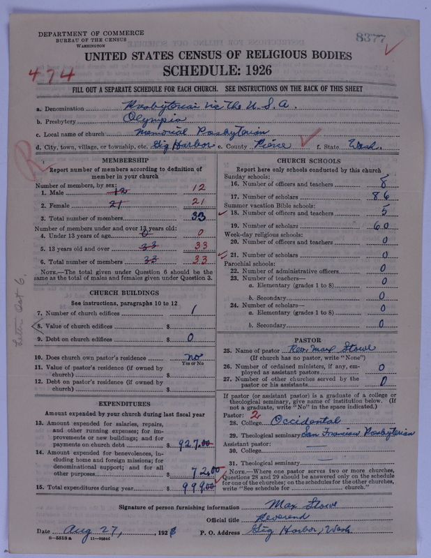 Scan of Presbyterian Church in the United States of America: 8377