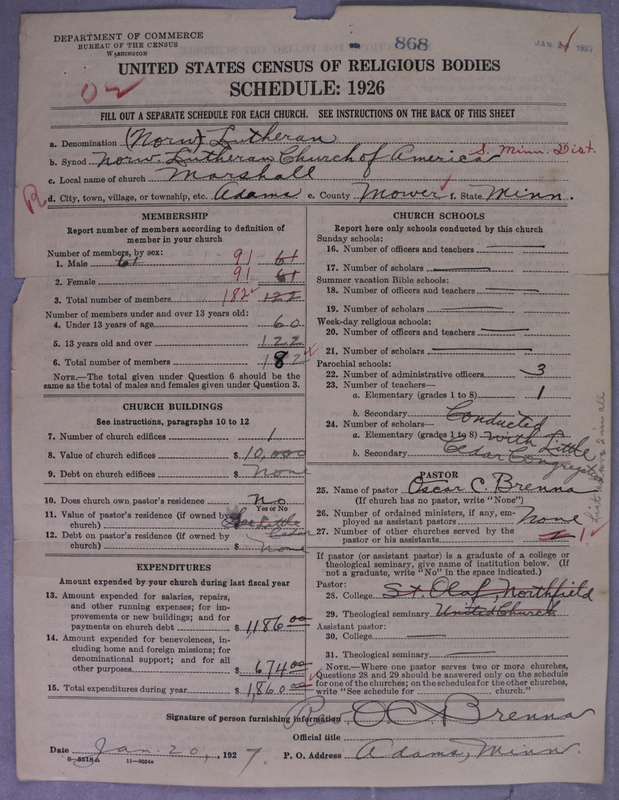 Scan of Norwegian Lutheran Church of America: 868