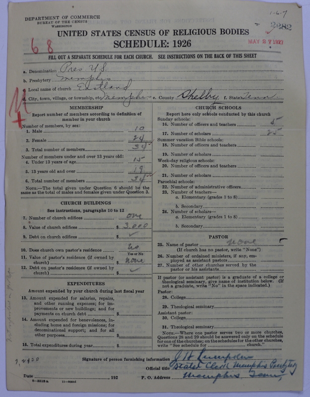 Scan of Presbyterian Church in the United States: 2282
