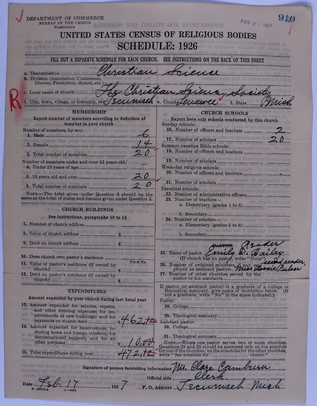 Scan of Church of Christ, Scientist: 910