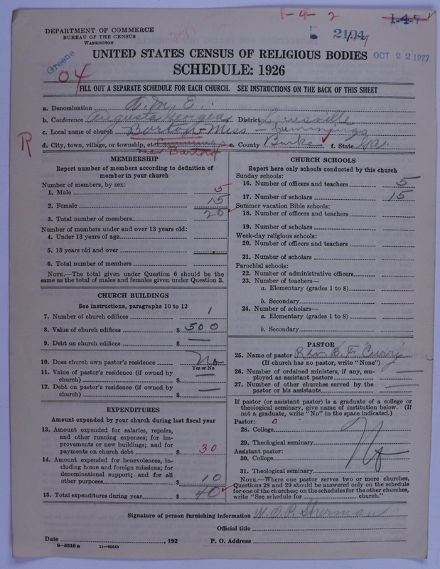 Scan of African Methodist Episcopal Church: 2194