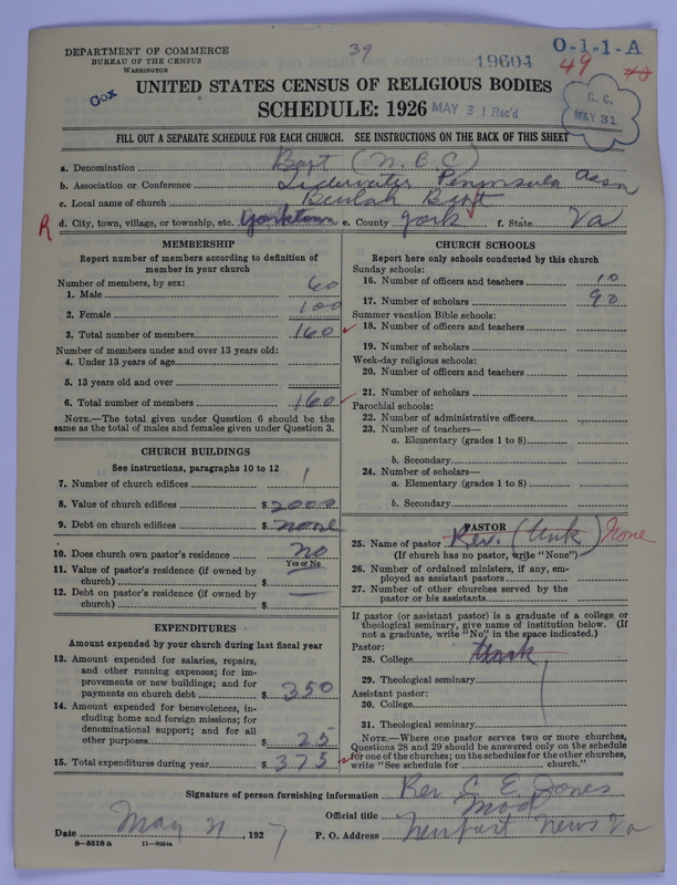 Scan of Negro Baptists: 19604