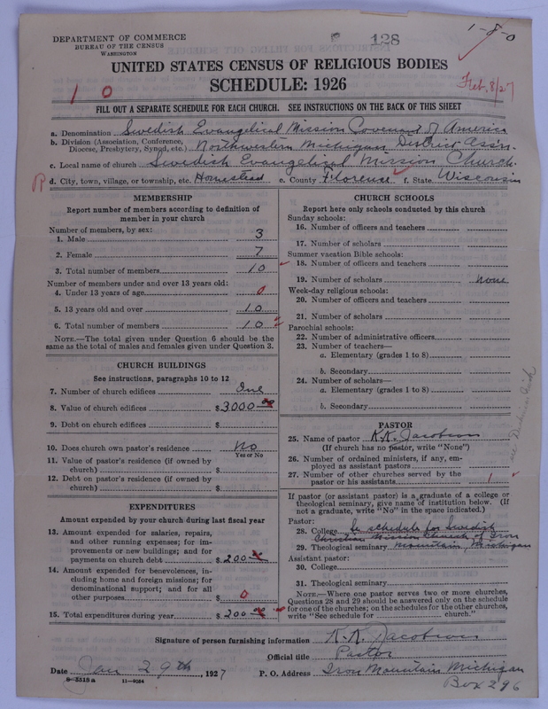 Scan of Swedish Evangelical Mission Covenant of America: 128
