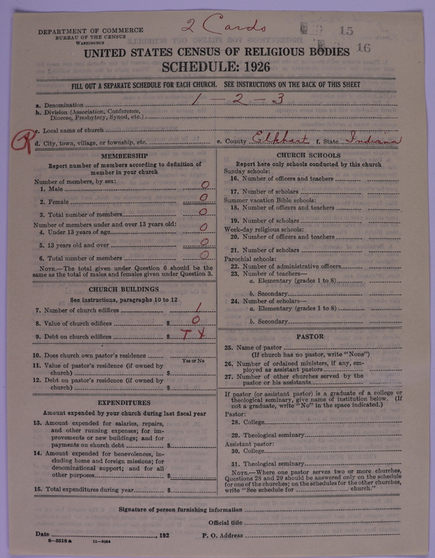 Scan of Old Order Mennonite Church (Wisler): 15