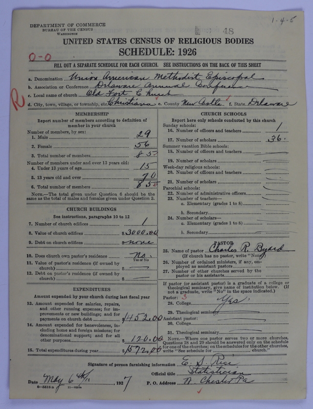 Scan of Union American Methodist Episcopal Church: 48
