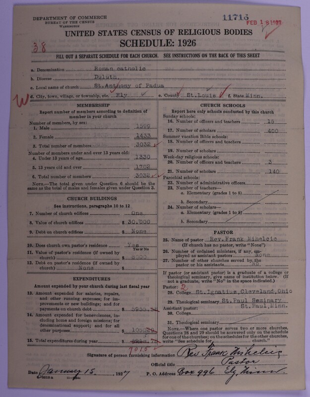 Scan of Roman Catholic Church: 11716